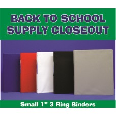 Samsill 3-Ring Hardback Binders - Assorted Colors - 1