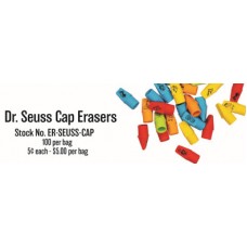 Dr. Seuss Cap Erasers