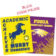 School Name Folder - 2 color