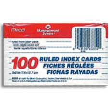 Mead Ruled Index Cards - 4