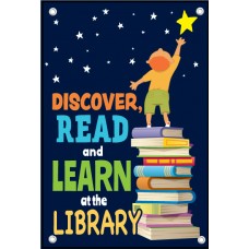 DISCOVER, READ and LEARN at the LIBRARY BANNER