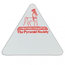 Plastic Sports Badge - 3.25" Triangle Up