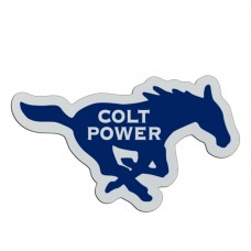 Plastic Sports Badge - 3" Mustang