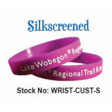 Silk Screened Custom Wristbands
